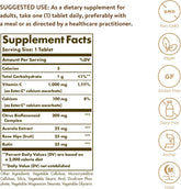 Solgar Ester-C Plus 1000 mg Vitamin C (Ascorbate Complex) - 180 Tablets - Gentle & Non Acidic - Supports Upper Respiratory Health